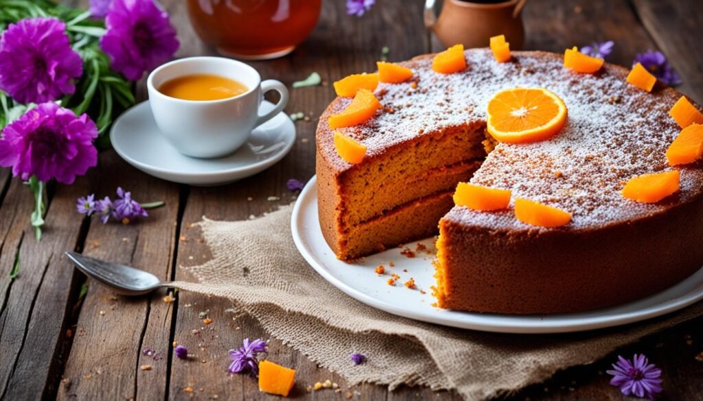 bolo de batata-doce saudável e funcional